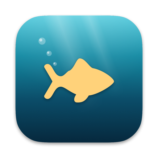 Shoal's app icon: a golden fish on blue water